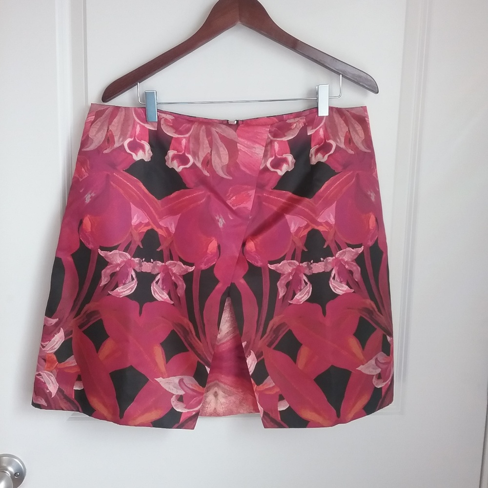 Ted Baker London Jungle Orchid Circle Skater Skirt